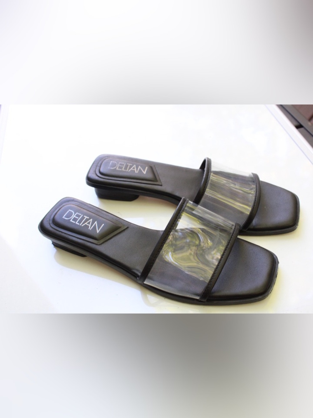 Deltan slide sandals
